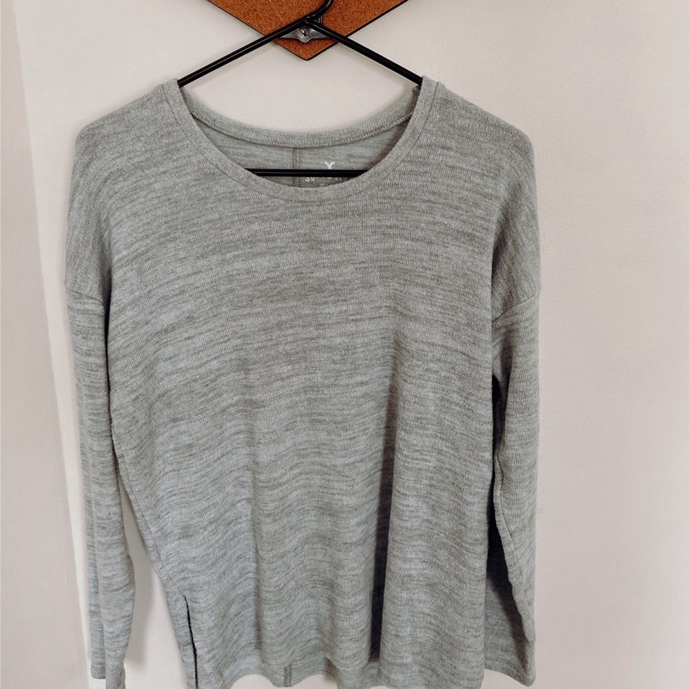 American eagle soft and sexy blue sweater